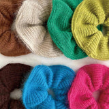 Soft Wool Hair Scrunchie for Women Knitted Hair Rope Hairband