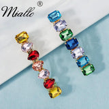 2pcs Crystal Barrettes Hair Clips for Women Girls Hairpins Party