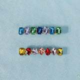 2pcs Crystal Barrettes Hair Clips for Women Girls Hairpins Party