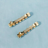 2pcs Crystal Barrettes Hair Clips for Women Girls Hairpins Party