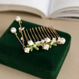 Fresh Lily of the Valley Hair Comb for Cheongsam