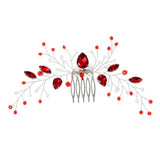 Crystal Water Drop Hair Combs for Women