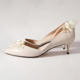 Wedding Shoe Clip Flower Pearl Rhinestone Shoe Buckle Charms