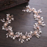 Colorful Beads Pearl Headband Wedding Bridal Hair Bands