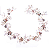 Colorful Beads Pearl Headband Wedding Bridal Hair Bands