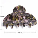 Colorful Marble Hair Clips Acrylic Hair Claw Perfect Gift