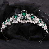 Baroque Wedding Crown Bridal Hair Jewelry Rhinestones Tiaras