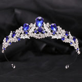 Baroque Wedding Crown Bridal Hair Jewelry Rhinestones Tiaras