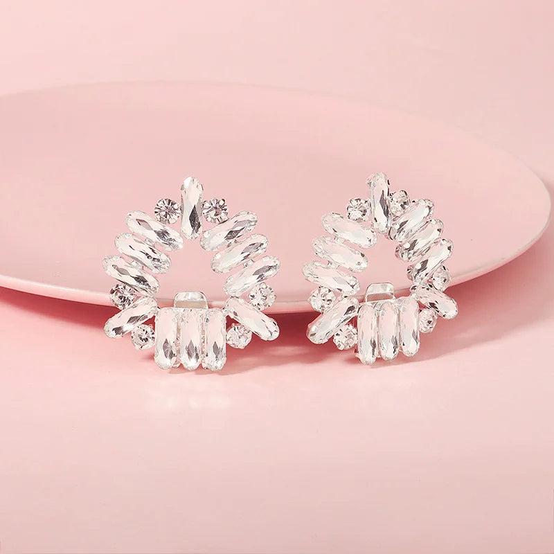Crystal Flower Shoe Clips for Bride Wedding Shoes