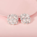 Crystal Flower Shoe Clips for Bride Wedding Shoes
