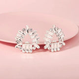Crystal Flower Shoe Clips for Bride Wedding Shoes