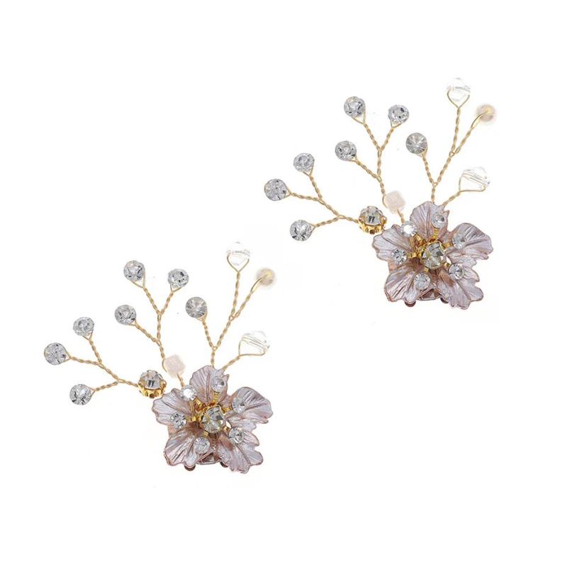 Rhinestone Flower Shoe Clips Wedding Accessories for Heels