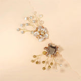 Rhinestone Flower Shoe Clips Wedding Accessories for Heels