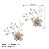 Rhinestone Flower Shoe Clips Wedding Accessories for Heels