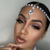 Stonefans Rhinestone Bridal Head Chain Wedding Hair Ornament