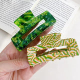 High Acetate Marbling Hair Clip Claw for Women Girls