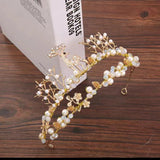Deer Glass Beads Crown for Kids Princess Role-playing