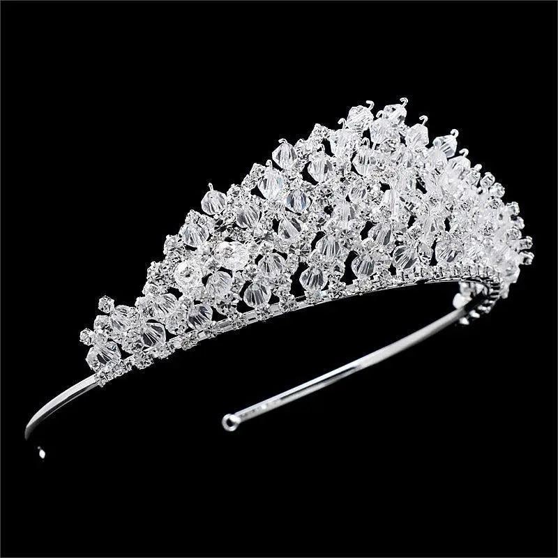 Crystal Crown Party Temperament Bride Wedding Tiara Jewelry