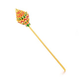 Indian Colorful Ball Hair Sticks Headpiece Hairpin Women Hair Jewelry Accessorie