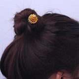 Indian Colorful Ball Hair Sticks Headpiece Hairpin Women Hair Jewelry Accessorie