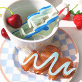 Colorful Wave Acetate Hair Clip for Women