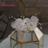 Romantic Bride Hair Clip Yarn Floral Wedding Hair Pin
