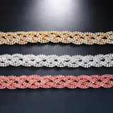 Stonefans Rhinestone Hair Chains Clips for Women Indian Bridal Headwear