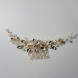 Rhinestones Crystal Pearls Hair Comb Wedding Accessories