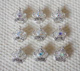 Crystal Crown Wedding Bridal Prom Hair Pins Lot