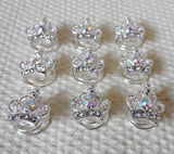 Crystal Crown Wedding Bridal Prom Hair Pins Lot