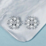 Pearl Wedding Shoe Clip Rhinestone Shoe Buckles Bridal Crystal Brooch