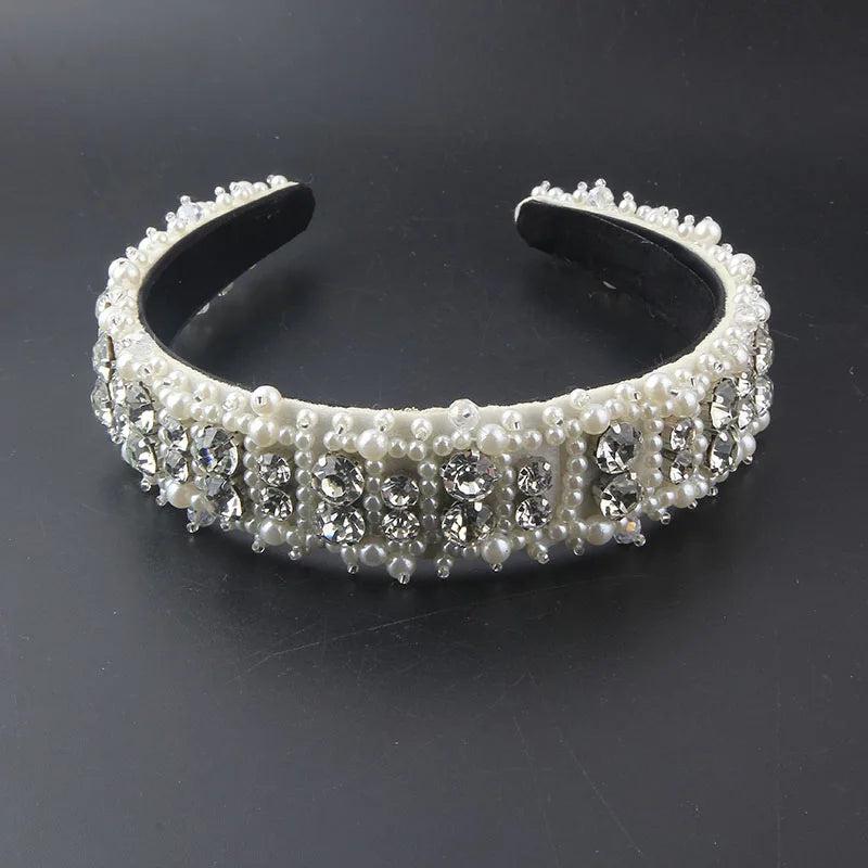 Colorful Rhinestone Headwrap Hair Band Hoop Headwear Hair Bands Accessory