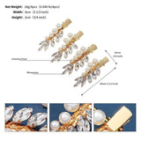 Rhinestone Pearl Hair Clips for Women Party Headwear