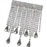 Stonefans Tassel Barrettes Rhinestone Hairpin Clips