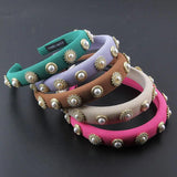 Thin Sponge Pearl Hair Band Party Hair Clip