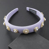 Thin Sponge Pearl Hair Band Party Hair Clip