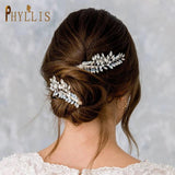 Bridal Hair Clips Rhinestone Headband Wedding Tiara Hairpin