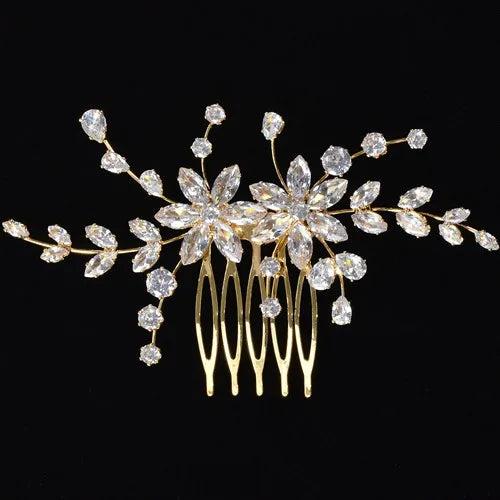 Coruixi Ladies Zircon Headdress Wedding Jewelry Bridal Crown