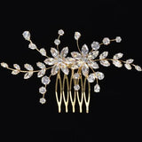 Coruixi Ladies Zircon Headdress Wedding Jewelry Bridal Crown