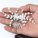 Coruixi Ladies Zircon Headdress Wedding Jewelry Bridal Crown