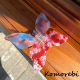 Big Butterfly Hair Clip, Contrasting Acrylic Colors, Exaggerated Size