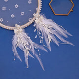 Feather Hair Clip Bridal Hair Accessories Clip Hair Jewelry Feather Decoration
