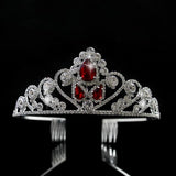 Crystal Tiara Crown Wedding Hair Accessory Rhinestone Women Pageant