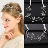 Crystal Rhinestone Wedding Hair Vine Band Headband Tiara