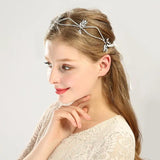 Crystal Rhinestone Wedding Hair Vine Band Headband Tiara