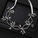 Crystal Rhinestone Wedding Hair Vine Band Headband Tiara