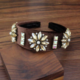 Crystal Wedding Headband Rhinestone Hairband for Women
