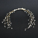 Beaded Pearl Headband for Bride Wedding Hair Decoration
