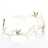 Bridal Headband Rhinestones Crystal Pearls Wedding Hair Accessory