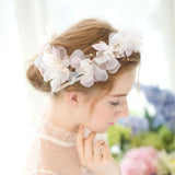 Bridal Headband Rhinestones Crystal Pearls Wedding Hair Accessory